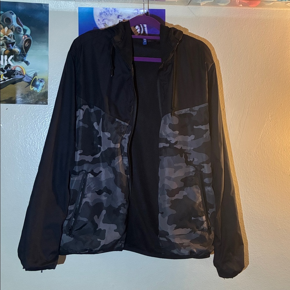Divided Black Mesh Jacket